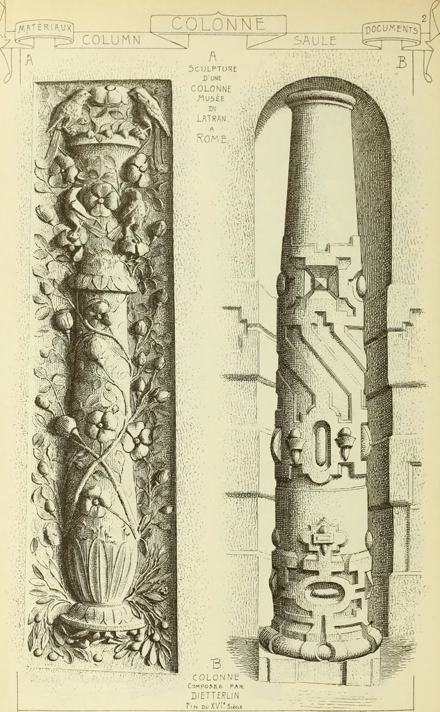 An illustration from Materials and documents of architecture and sculpture : classified alphabetically, 1915, leaf 185