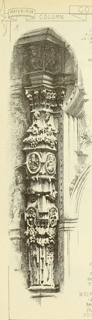 An illustration from Materials and documents of architecture and sculpture : classified alphabetically, 1915, leaf 186