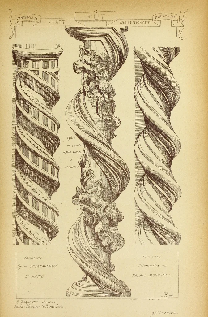 An illustration from Materials and documents of architecture and sculpture : classified alphabetically, 1915, leaf 188