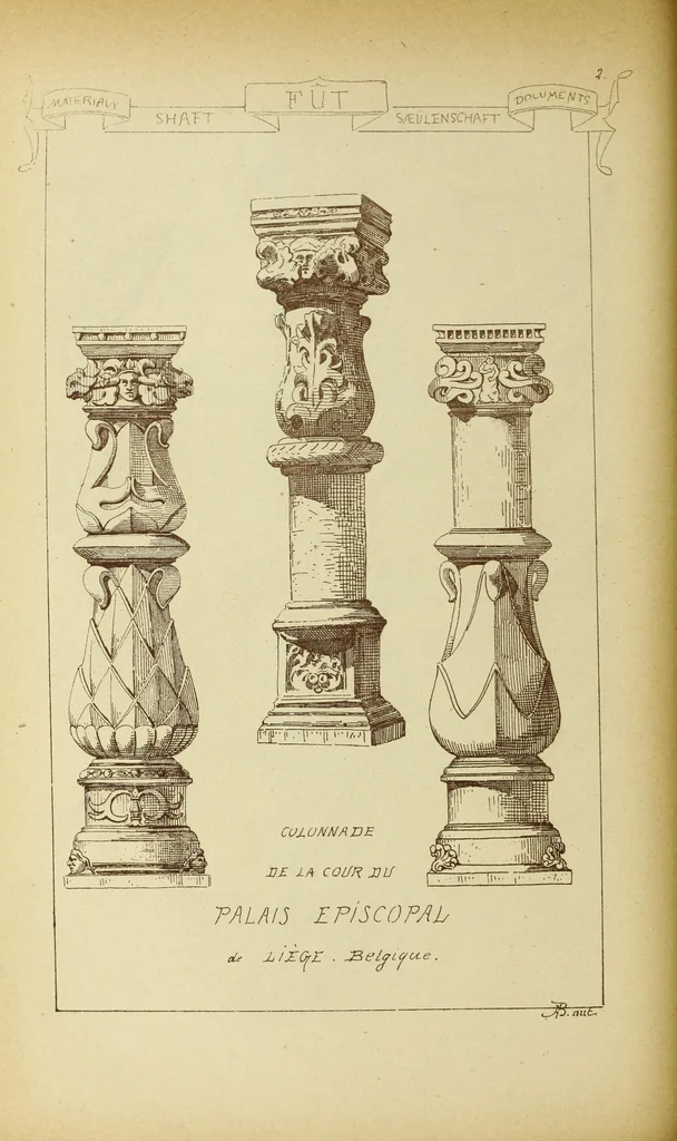 An illustration from Materials and documents of architecture and sculpture : classified alphabetically, 1915, leaf 189