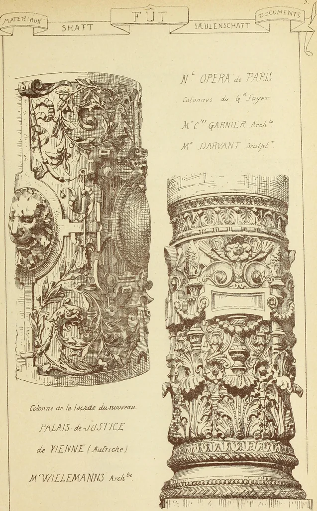 An illustration from Materials and documents of architecture and sculpture : classified alphabetically, 1915, leaf 192