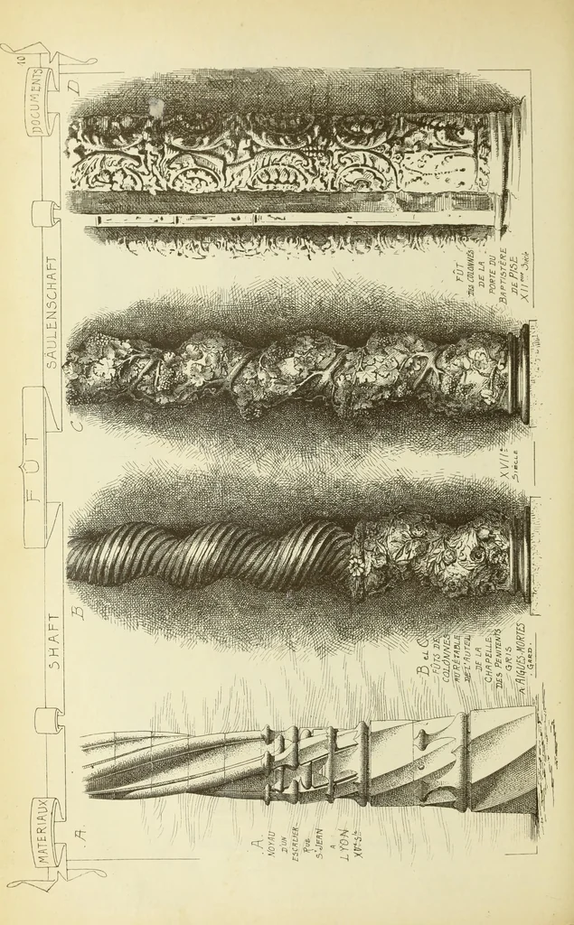 An illustration from Materials and documents of architecture and sculpture : classified alphabetically, 1915, leaf 197