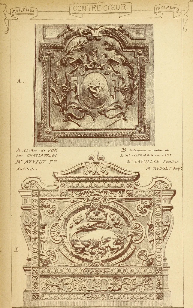 An illustration from Materials and documents of architecture and sculpture : classified alphabetically, 1915, leaf 210