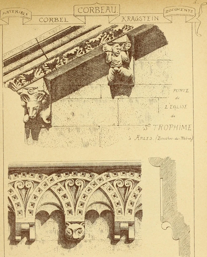 An illustration from Materials and documents of architecture and sculpture : classified alphabetically, 1915, leaf 216