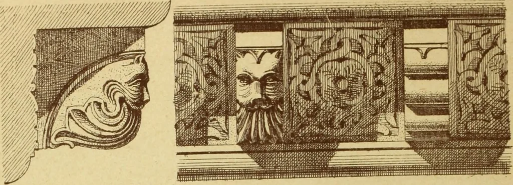 An illustration from Materials and documents of architecture and sculpture : classified alphabetically, 1915, leaf 223