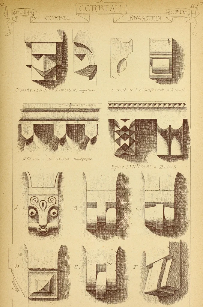 An illustration from Materials and documents of architecture and sculpture : classified alphabetically, 1915, leaf 226