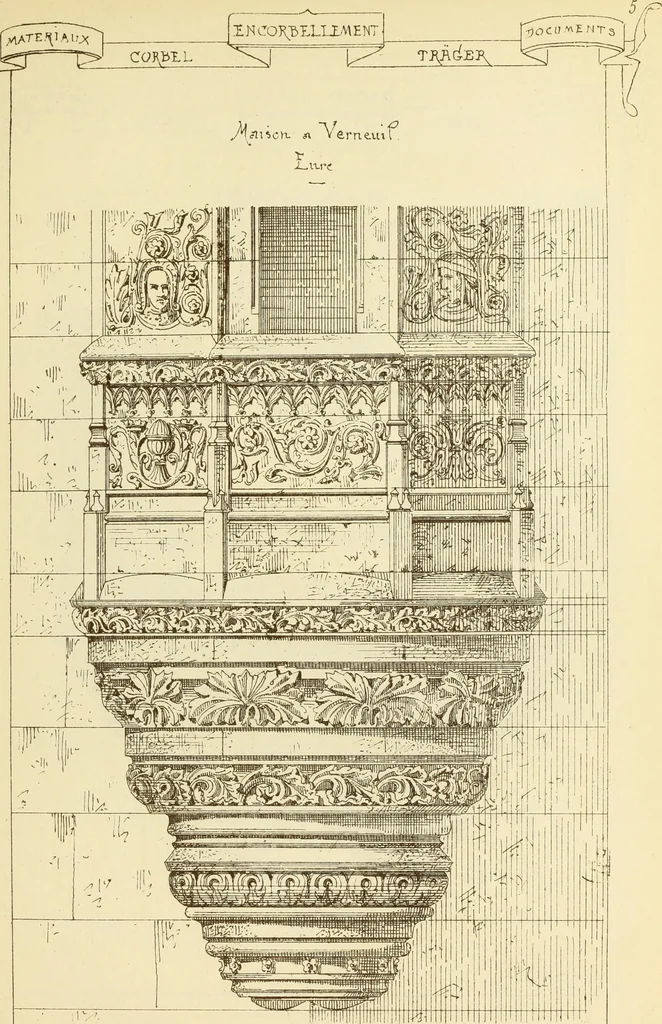 An illustration from Materials and documents of architecture and sculpture : classified alphabetically, 1915, leaf 236