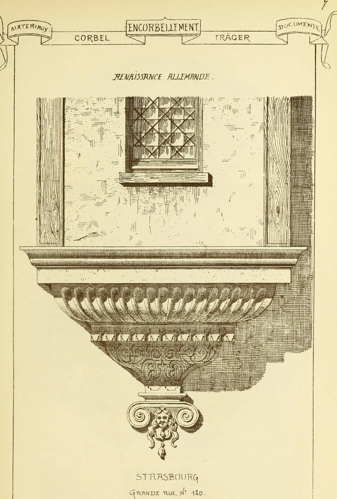 An illustration from Materials and documents of architecture and sculpture : classified alphabetically, 1915, leaf 238