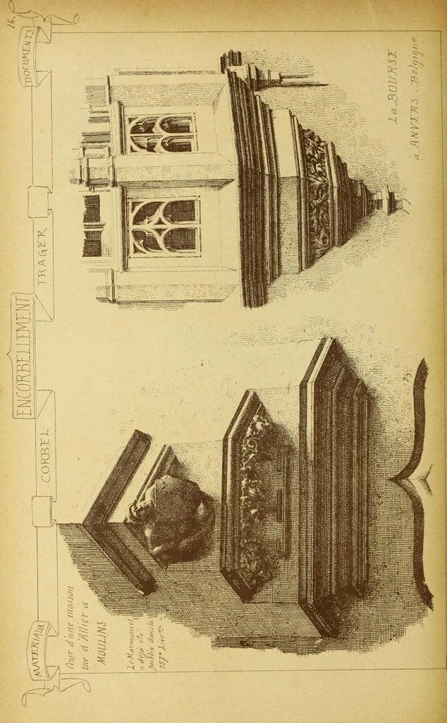 An illustration from Materials and documents of architecture and sculpture : classified alphabetically, 1915, leaf 247