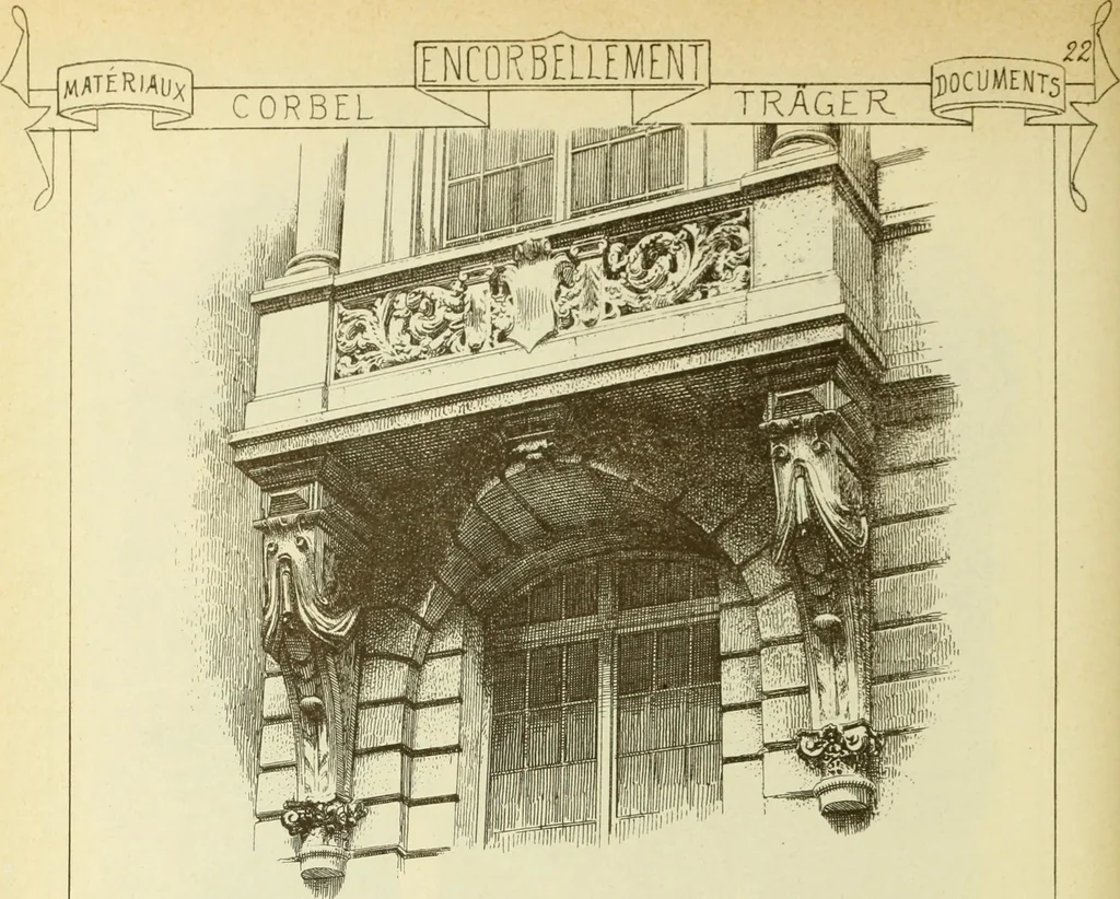 An illustration from Materials and documents of architecture and sculpture : classified alphabetically, 1915, leaf 253