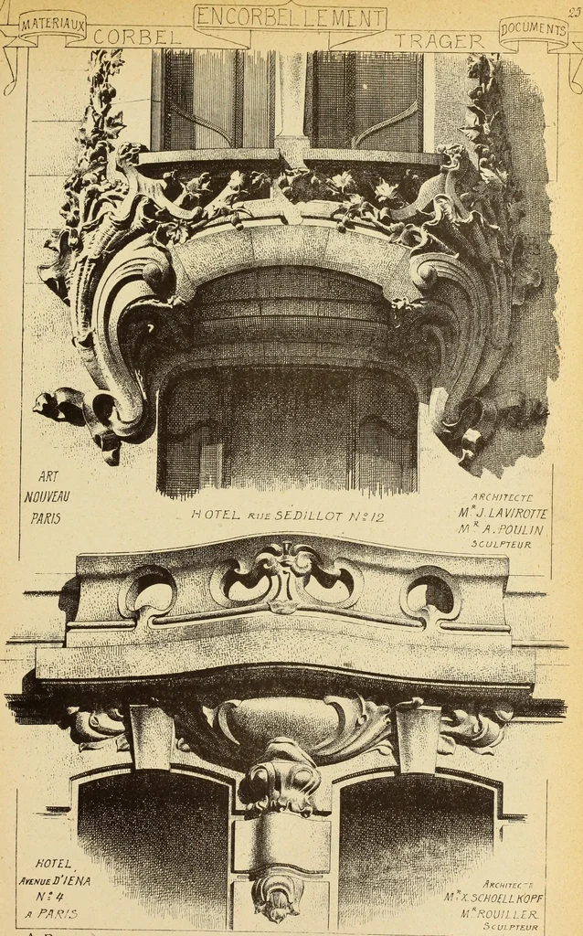 An illustration from Materials and documents of architecture and sculpture : classified alphabetically, 1915, leaf 256
