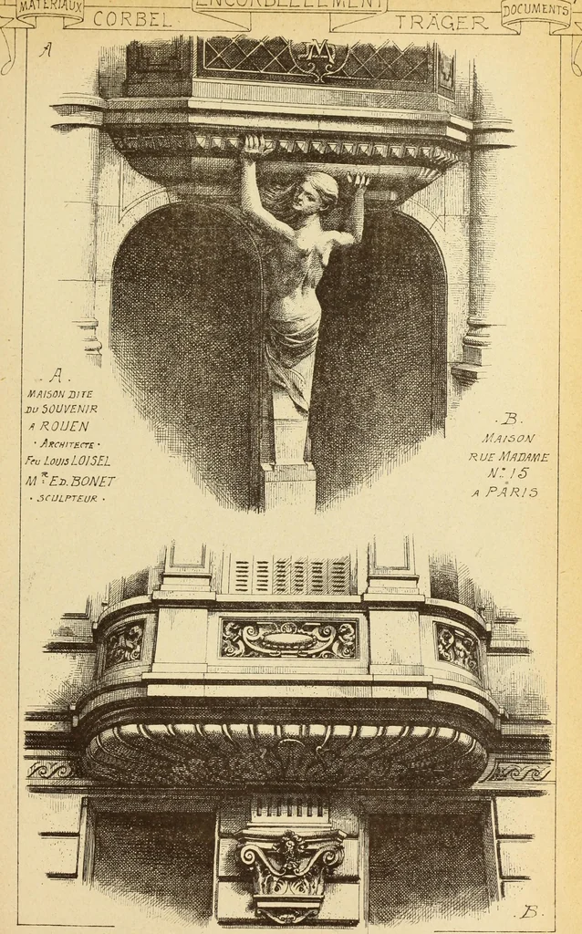 An illustration from Materials and documents of architecture and sculpture : classified alphabetically, 1915, leaf 258