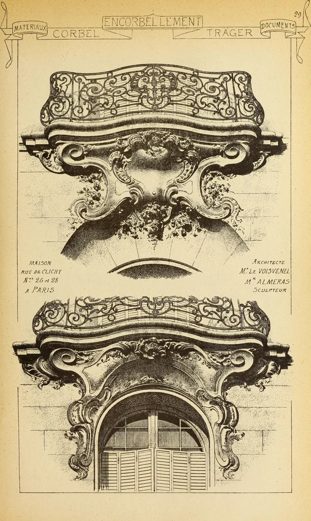 An illustration from Materials and documents of architecture and sculpture : classified alphabetically, 1915, leaf 260