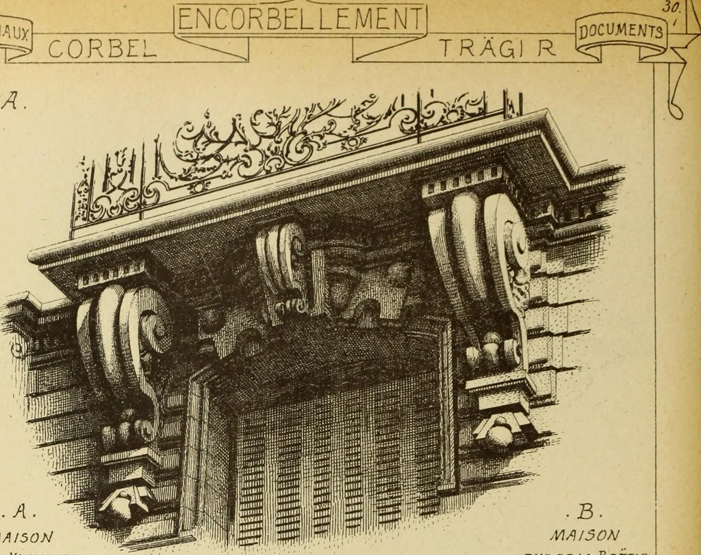 An illustration from Materials and documents of architecture and sculpture : classified alphabetically, 1915, leaf 261