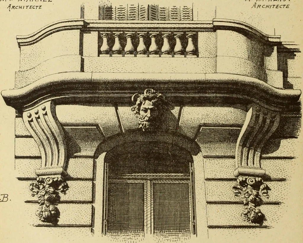 An illustration from Materials and documents of architecture and sculpture : classified alphabetically, 1915, leaf 261
