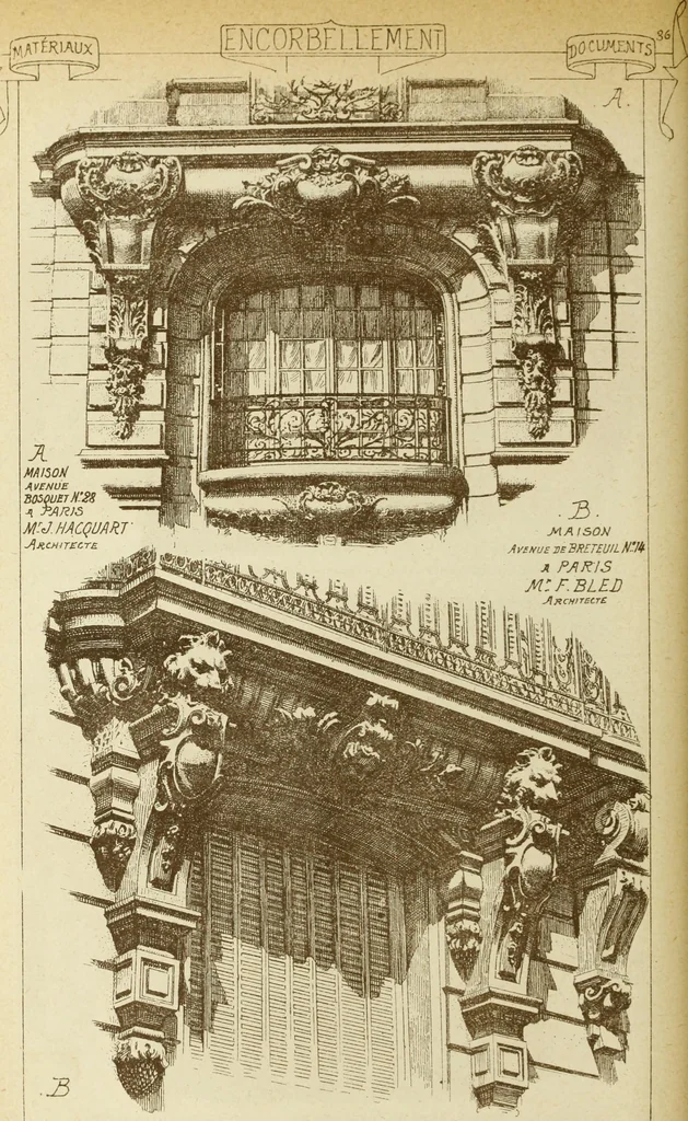 An illustration from Materials and documents of architecture and sculpture : classified alphabetically, 1915, leaf 267