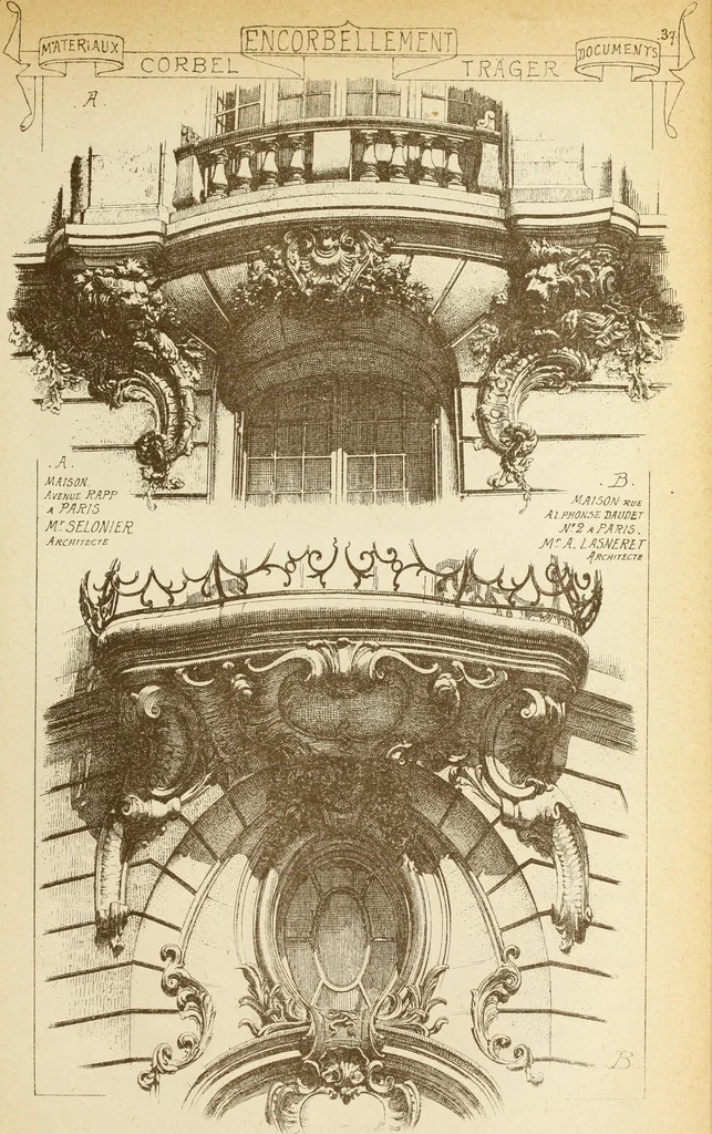 An illustration from Materials and documents of architecture and sculpture : classified alphabetically, 1915, leaf 268