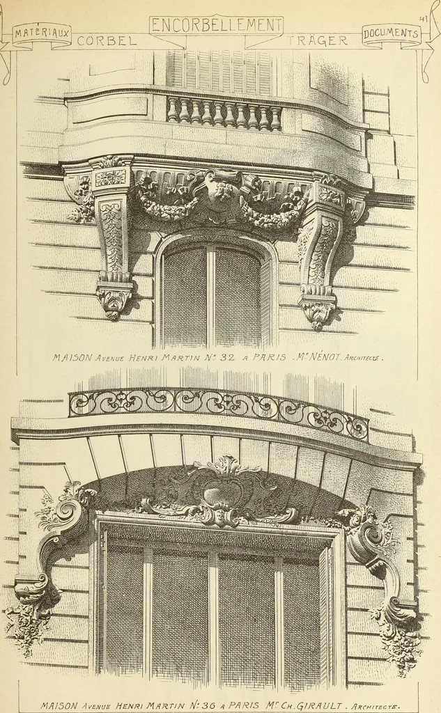 An illustration from Materials and documents of architecture and sculpture : classified alphabetically, 1915, leaf 272