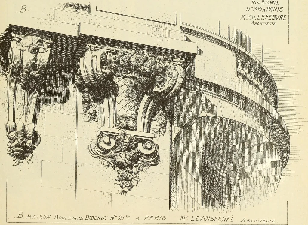 An illustration from Materials and documents of architecture and sculpture : classified alphabetically, 1915, leaf 274