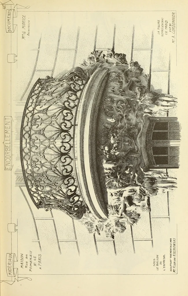 An illustration from Materials and documents of architecture and sculpture : classified alphabetically, 1915, leaf 276