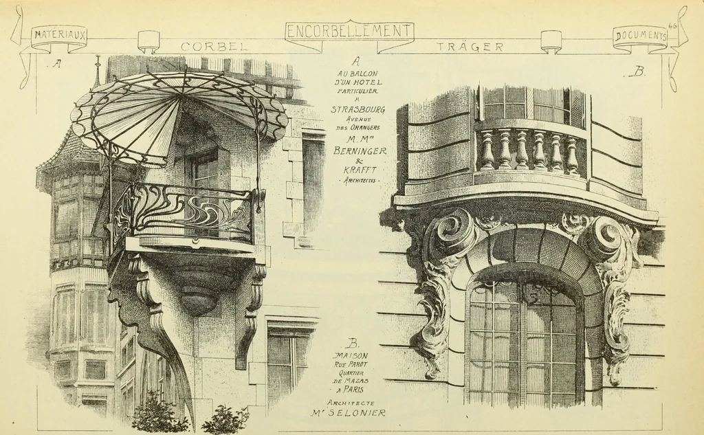 An illustration from Materials and documents of architecture and sculpture : classified alphabetically, 1915, leaf 277