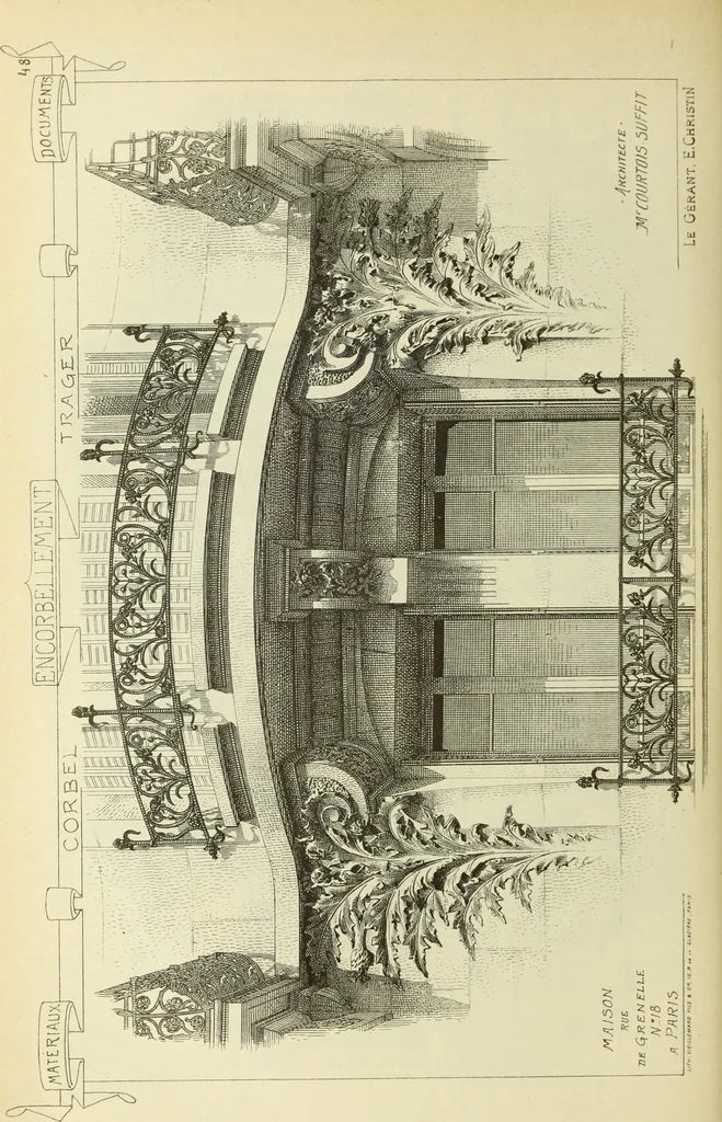An illustration from Materials and documents of architecture and sculpture : classified alphabetically, 1915, leaf 279