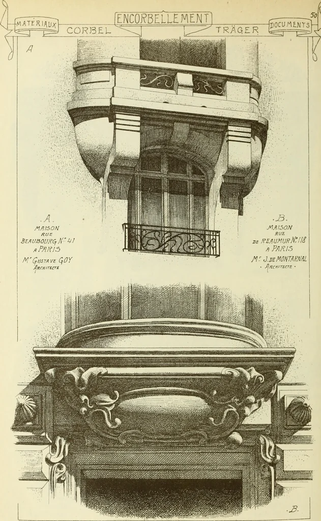 An illustration from Materials and documents of architecture and sculpture : classified alphabetically, 1915, leaf 281