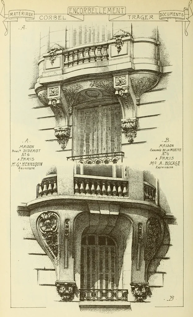 An illustration from Materials and documents of architecture and sculpture : classified alphabetically, 1915, leaf 285