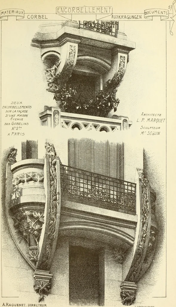 An illustration from Materials and documents of architecture and sculpture : classified alphabetically, 1915, leaf 288