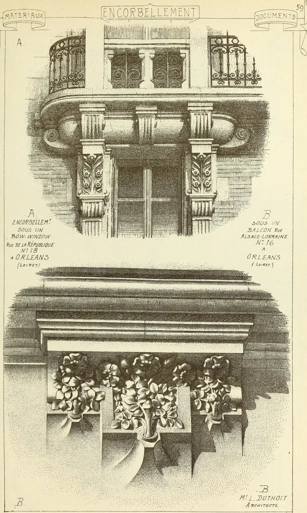 An illustration from Materials and documents of architecture and sculpture : classified alphabetically, 1915, leaf 290