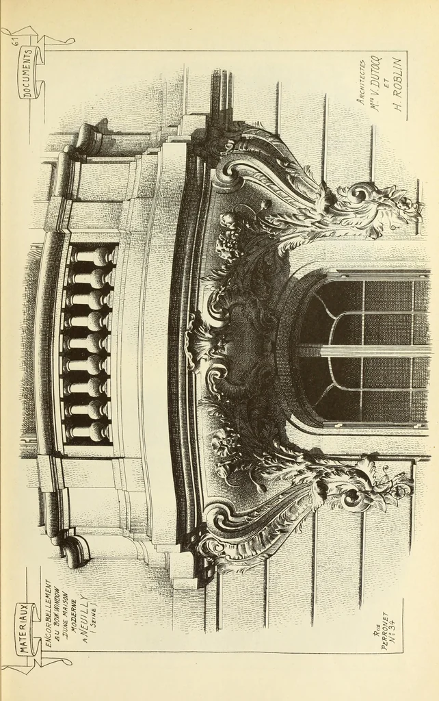 An illustration from Materials and documents of architecture and sculpture : classified alphabetically, 1915, leaf 292