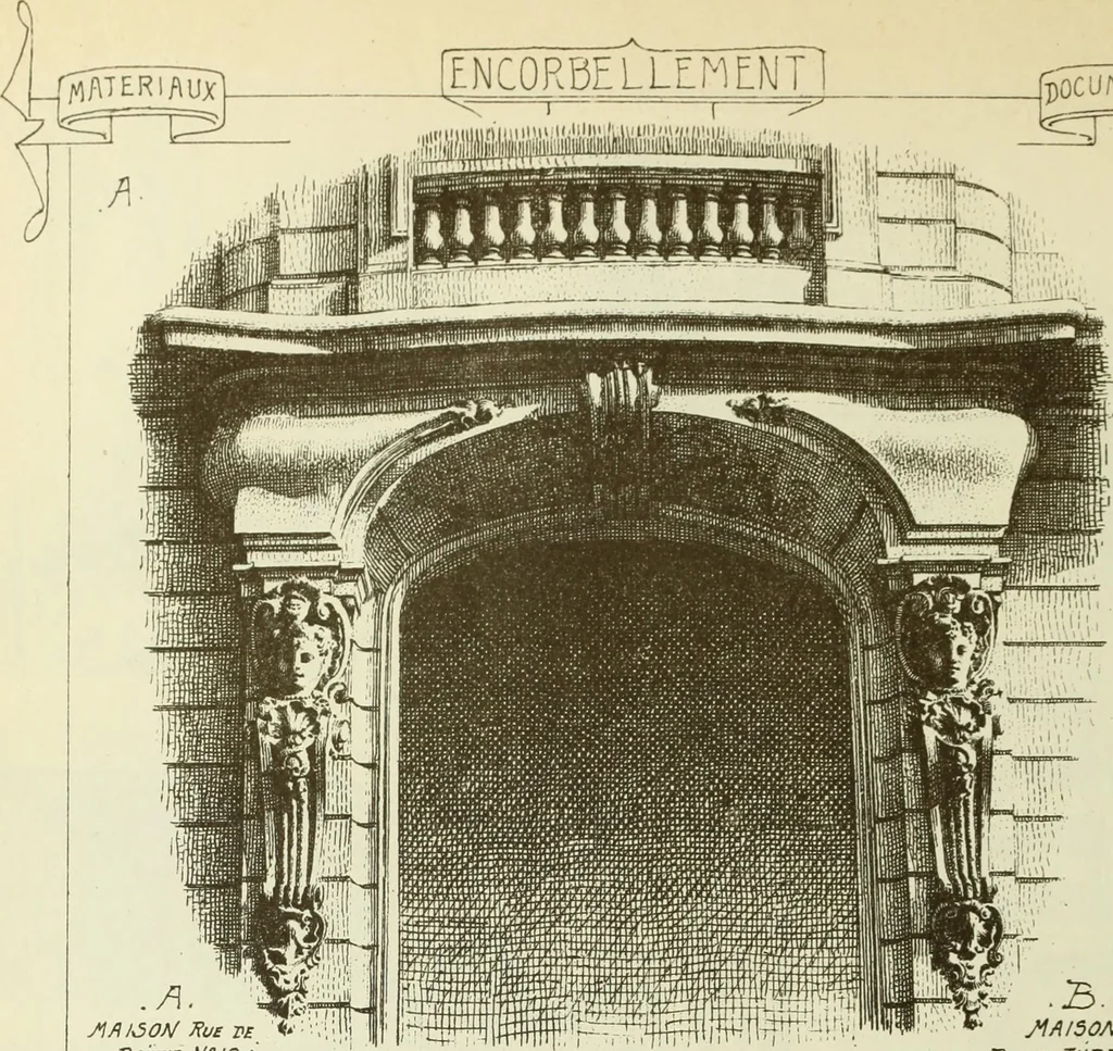 An illustration from Materials and documents of architecture and sculpture : classified alphabetically, 1915, leaf 293