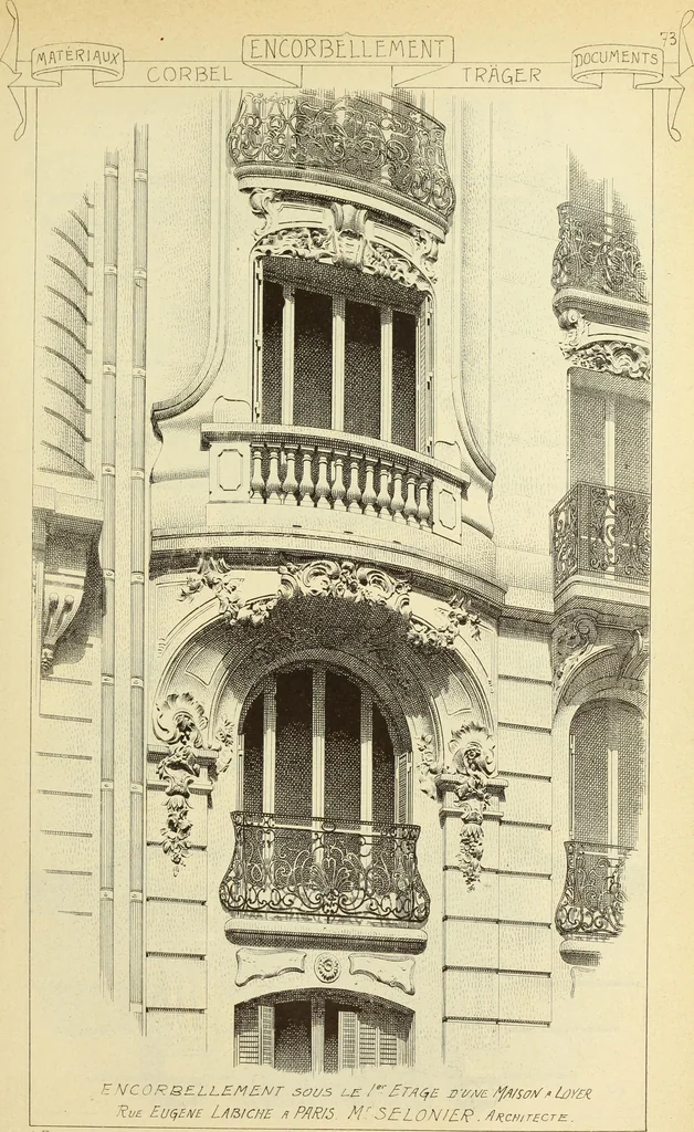 An illustration from Materials and documents of architecture and sculpture : classified alphabetically, 1915, leaf 304