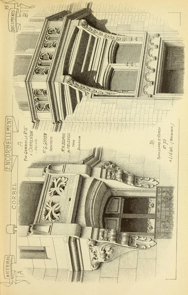 An illustration from Materials and documents of architecture and sculpture : classified alphabetically, 1915, leaf 306