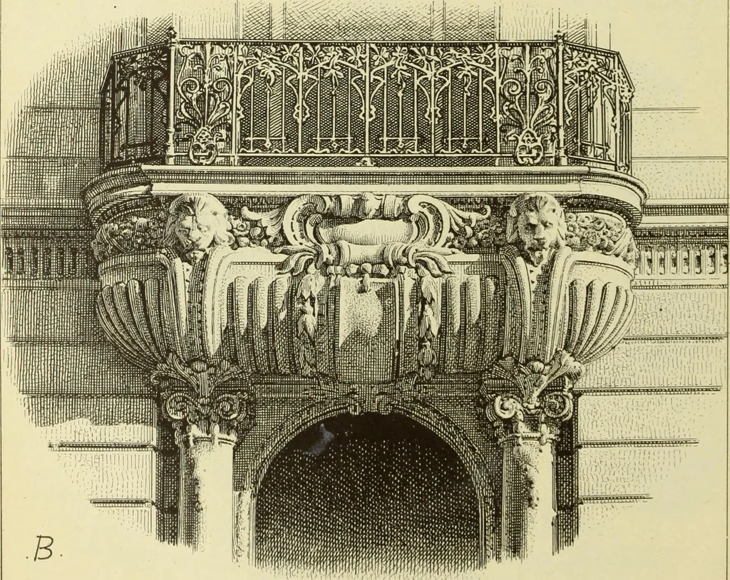 An illustration from Materials and documents of architecture and sculpture : classified alphabetically, 1915, leaf 307