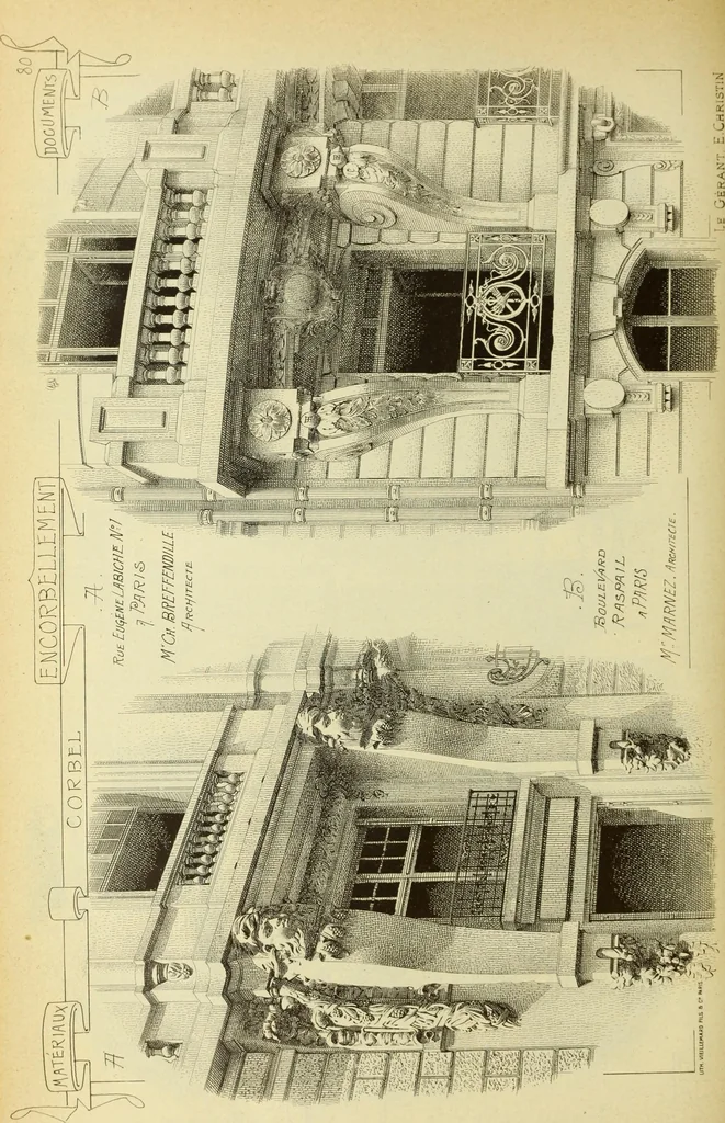 An illustration from Materials and documents of architecture and sculpture : classified alphabetically, 1915, leaf 311