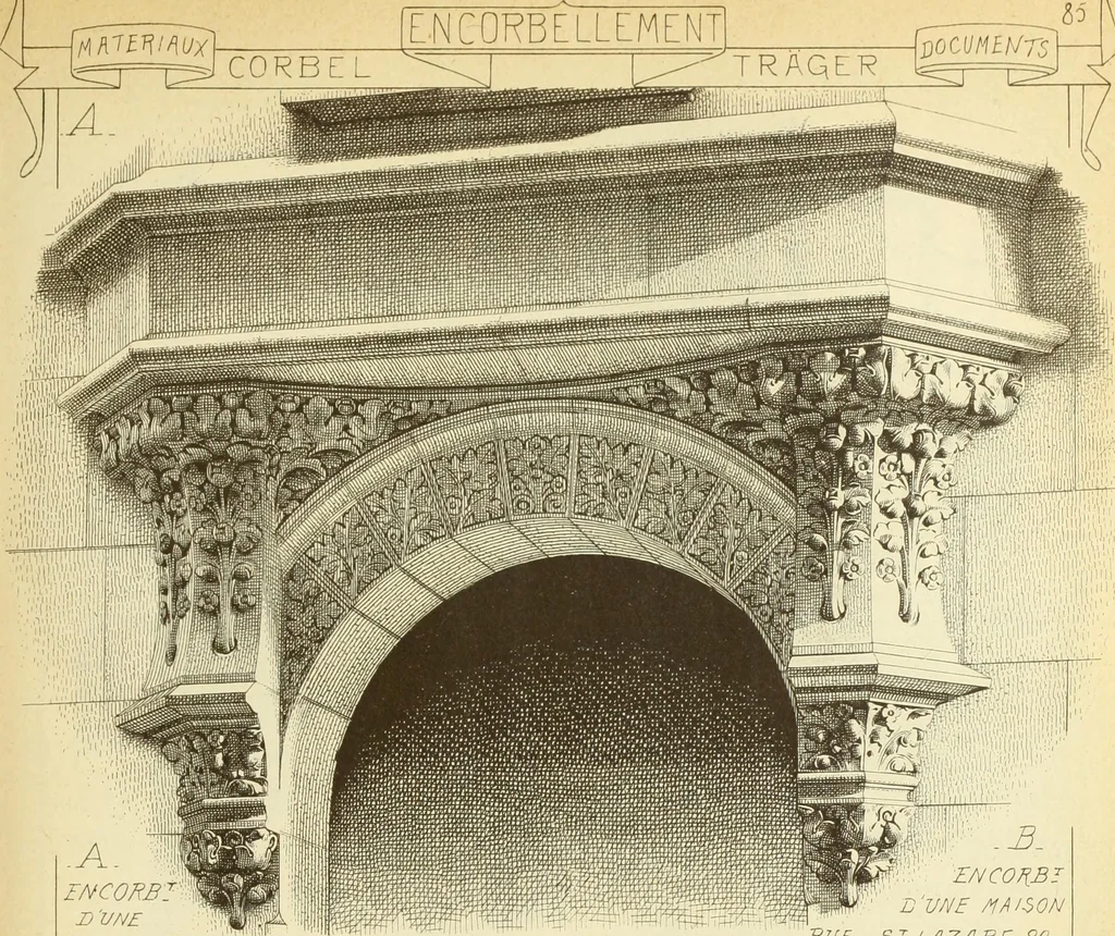 An illustration from Materials and documents of architecture and sculpture : classified alphabetically, 1915, leaf 316