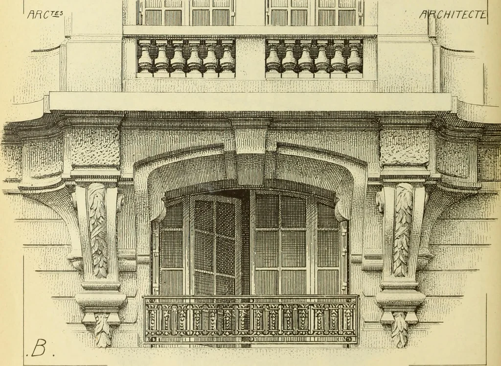 An illustration from Materials and documents of architecture and sculpture : classified alphabetically, 1915, leaf 317