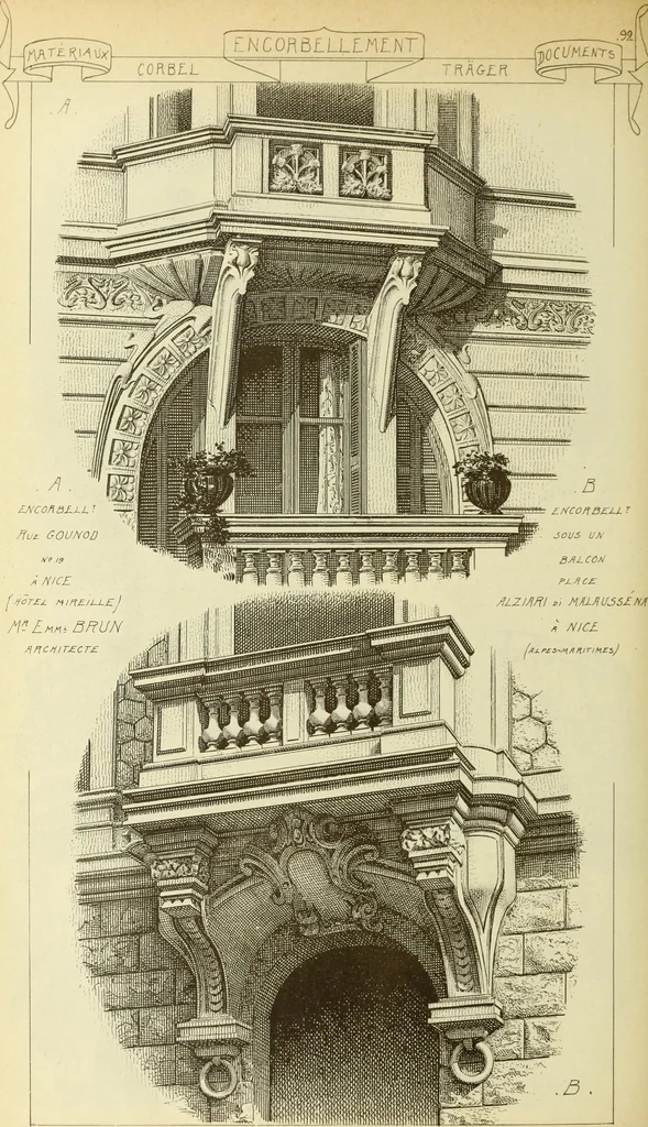 An illustration from Materials and documents of architecture and sculpture : classified alphabetically, 1915, leaf 323