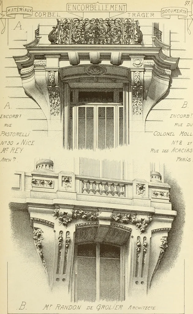 An illustration from Materials and documents of architecture and sculpture : classified alphabetically, 1915, leaf 328