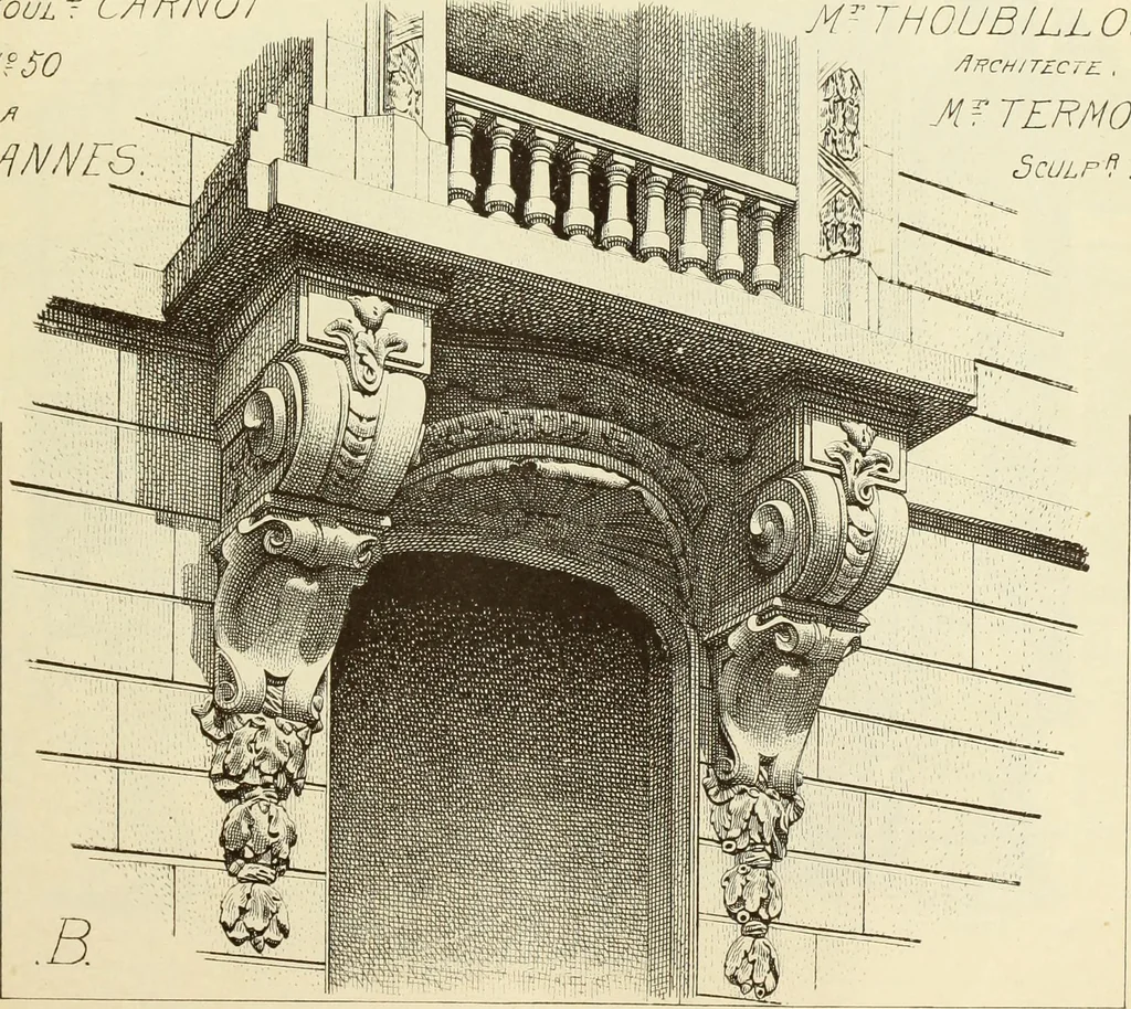 An illustration from Materials and documents of architecture and sculpture : classified alphabetically, 1915, leaf 330