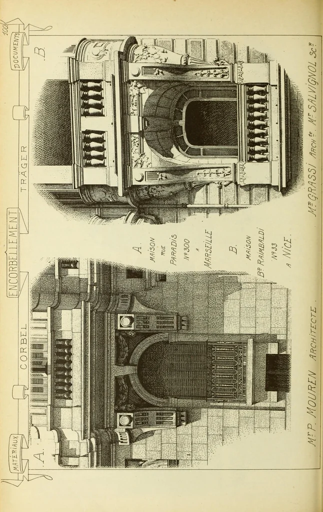 An illustration from Materials and documents of architecture and sculpture : classified alphabetically, 1915, leaf 331