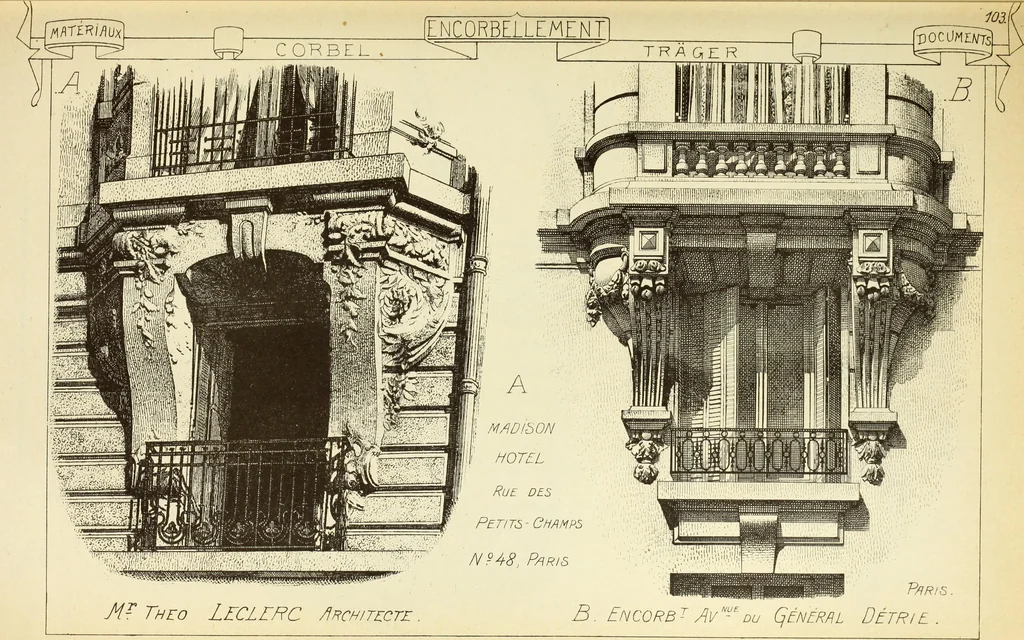 An illustration from Materials and documents of architecture and sculpture : classified alphabetically, 1915, leaf 334