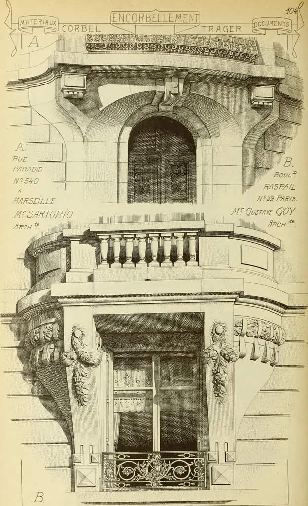 An illustration from Materials and documents of architecture and sculpture : classified alphabetically, 1915, leaf 335