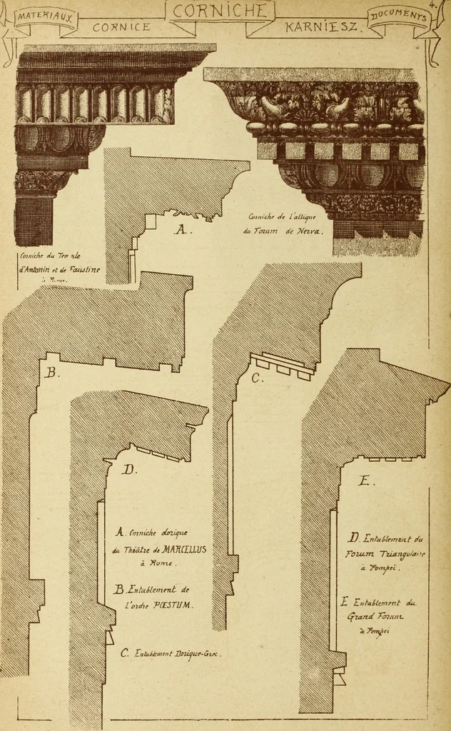 An illustration from Materials and documents of architecture and sculpture : classified alphabetically, 1915, leaf 339