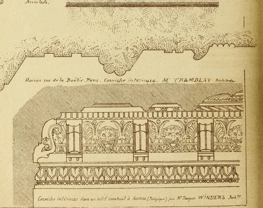 An illustration from Materials and documents of architecture and sculpture : classified alphabetically, 1915, leaf 341