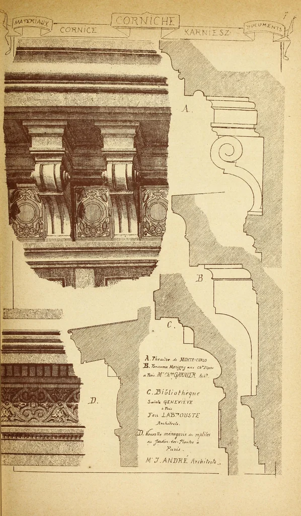 An illustration from Materials and documents of architecture and sculpture : classified alphabetically, 1915, leaf 342