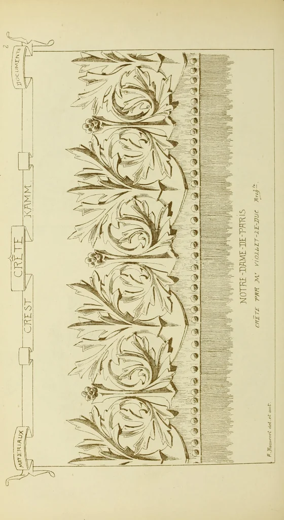 An illustration from Materials and documents of architecture and sculpture : classified alphabetically, 1915, leaf 345