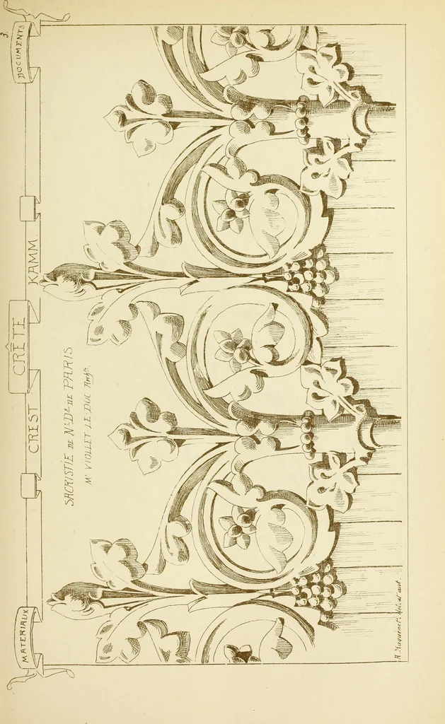 An illustration from Materials and documents of architecture and sculpture : classified alphabetically, 1915, leaf 346