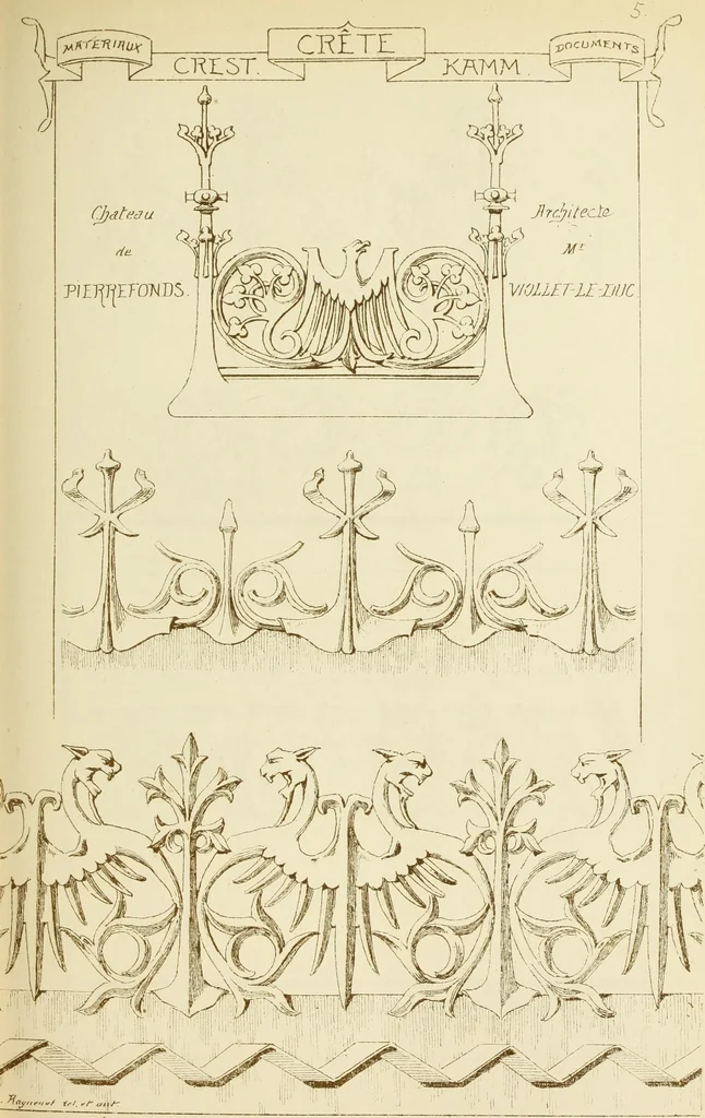 An illustration from Materials and documents of architecture and sculpture : classified alphabetically, 1915, leaf 348